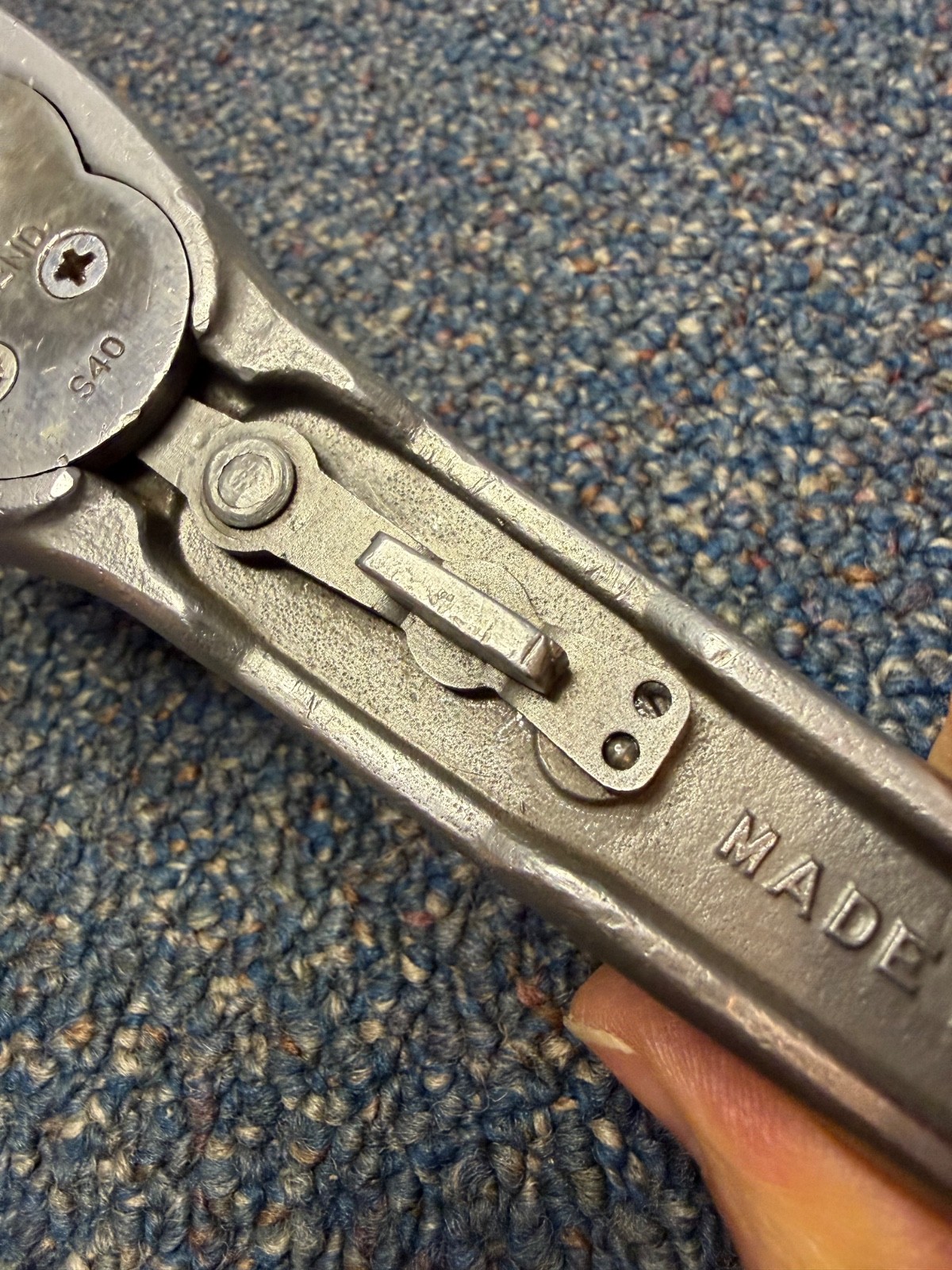 Vtg None Better S40 1/2″ ratchet, late 1930s, vg condition
