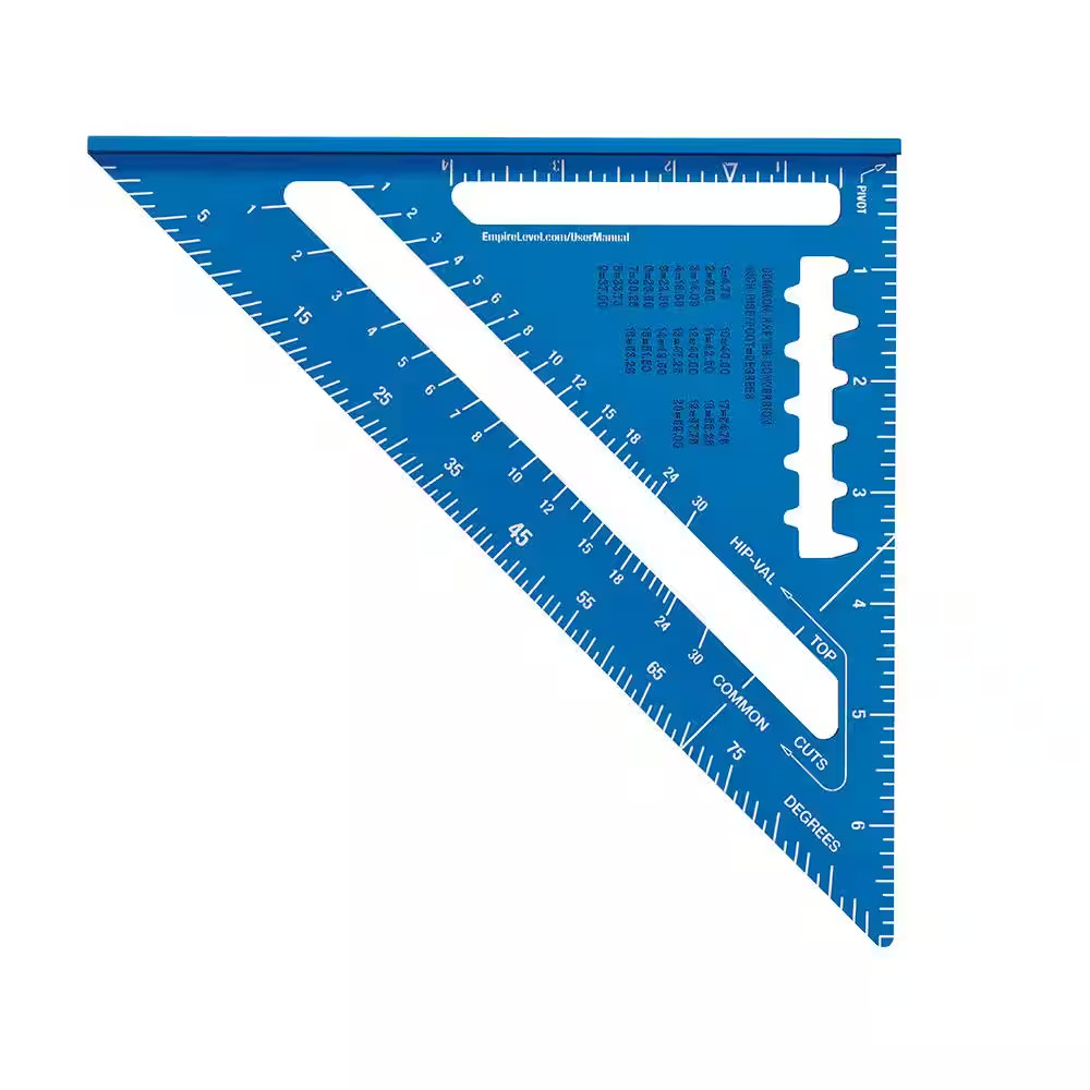 9 In. Torpedo Level with 7 In. Aluminum Rafter Square Free Shipping New