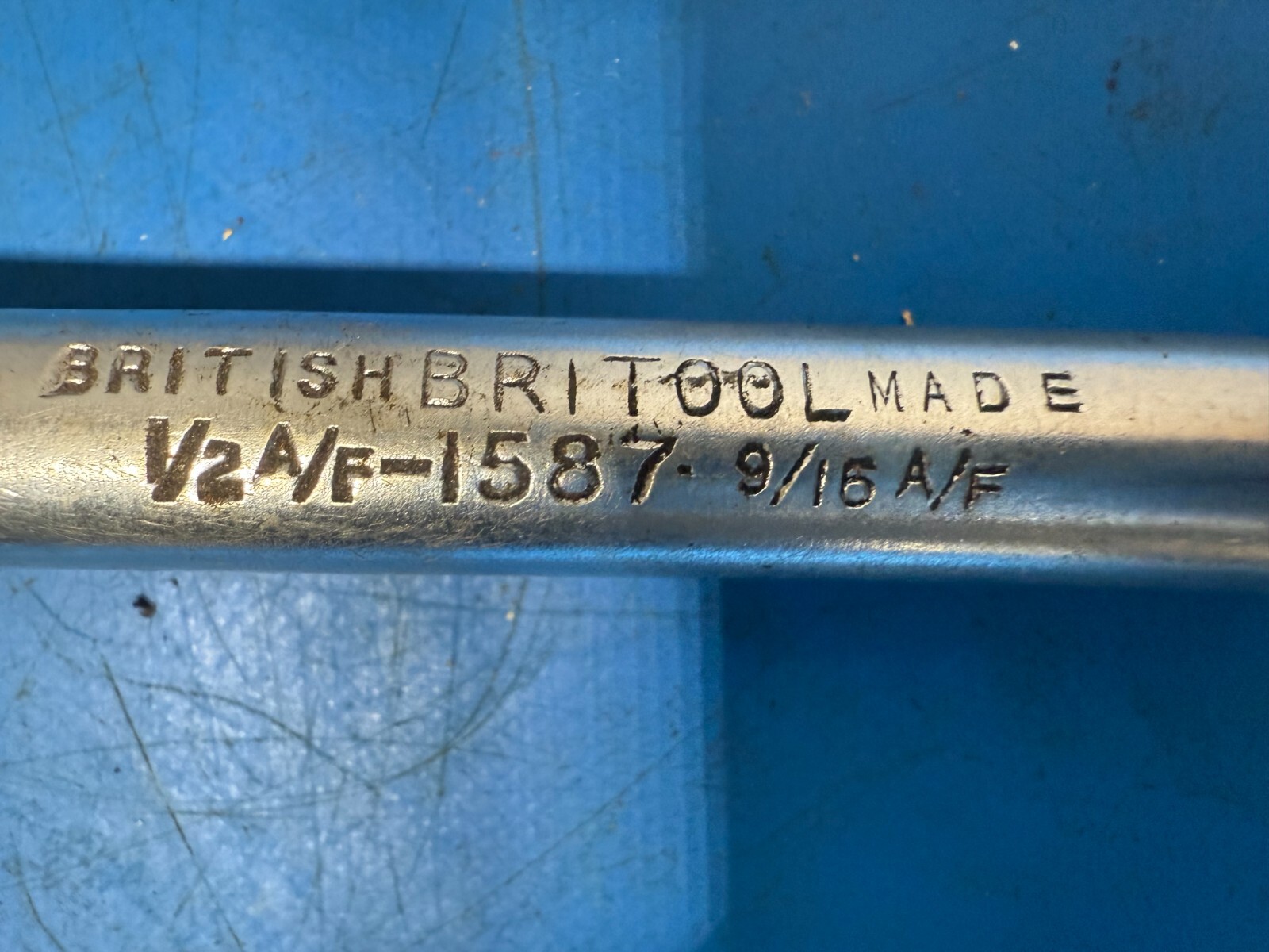 War Finish Britool 1587 Obstruction Spanner 1/2 x 9/16 Vauxhall Bedford Vehicles