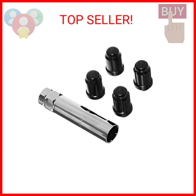 Gorilla Automotive 21631BC Black Chrome Small Diameter Wheel Locks (12mm x 1.50