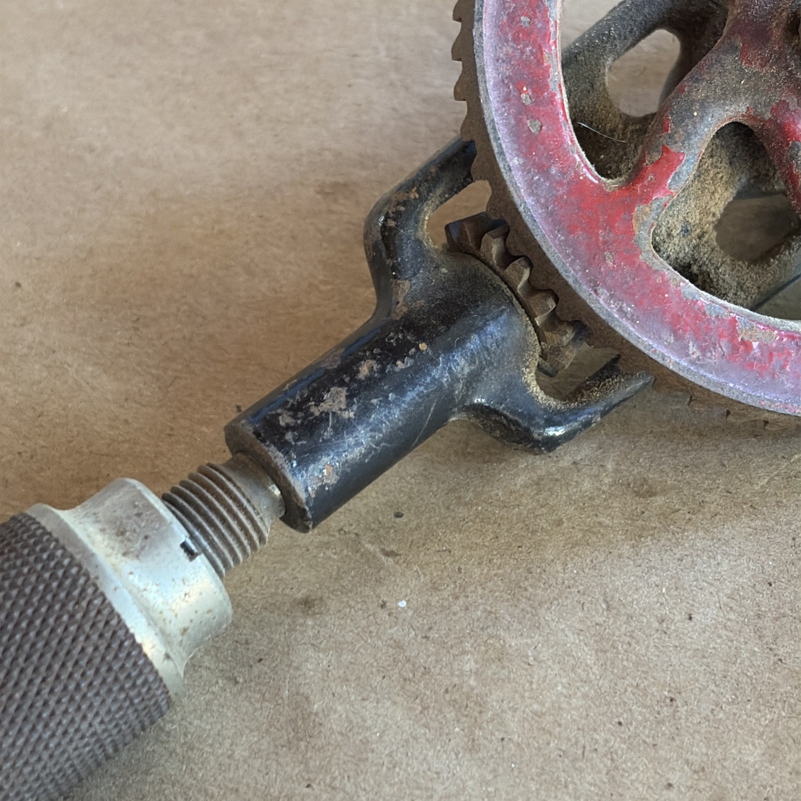 Antique Millers Falls Tool Co. No. 85 Hand Drill Eggbeater Woodworking Bit Brace