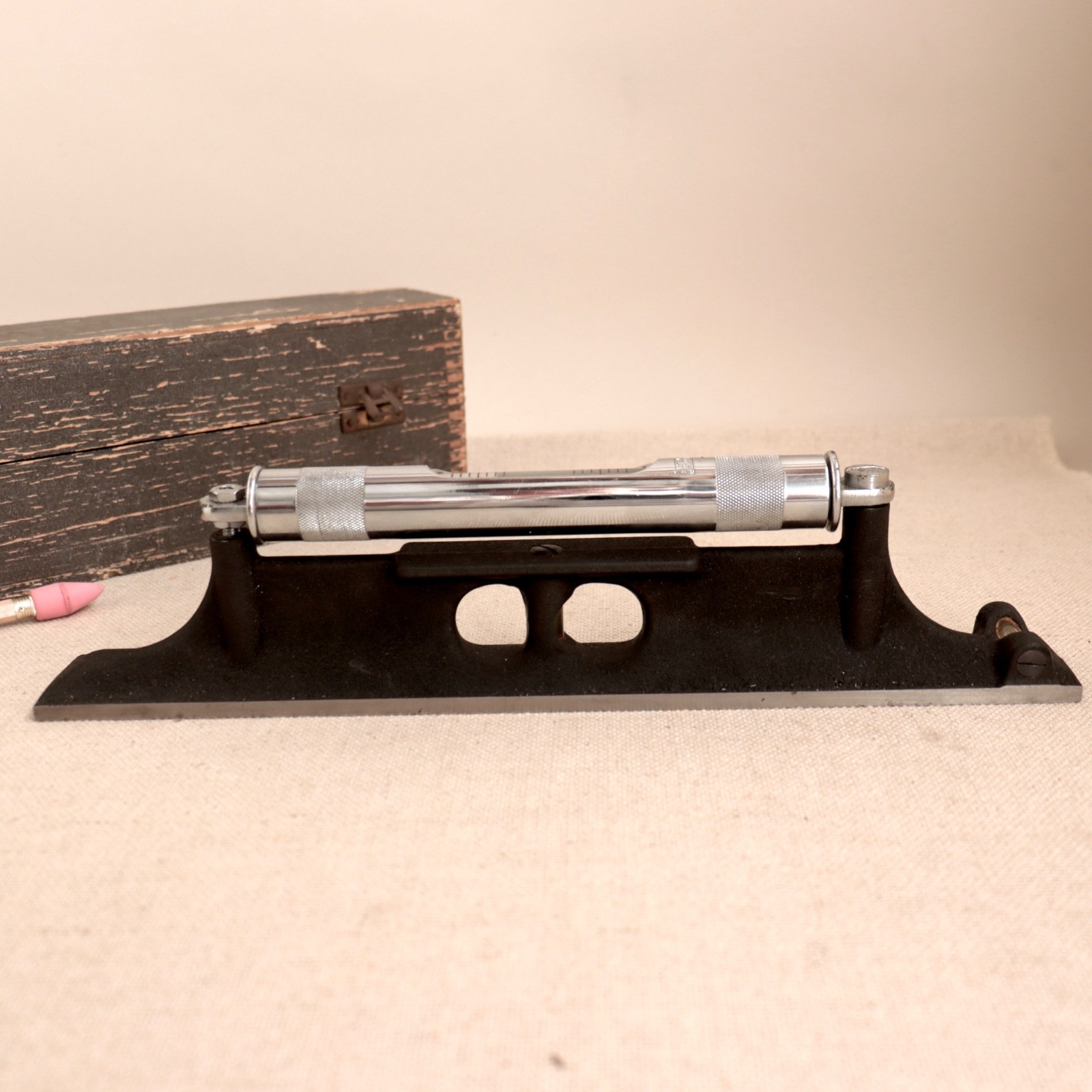 Moore & Wright Engineer Machinist Dual Level 301mm ELM Vtg Sheffield England Box