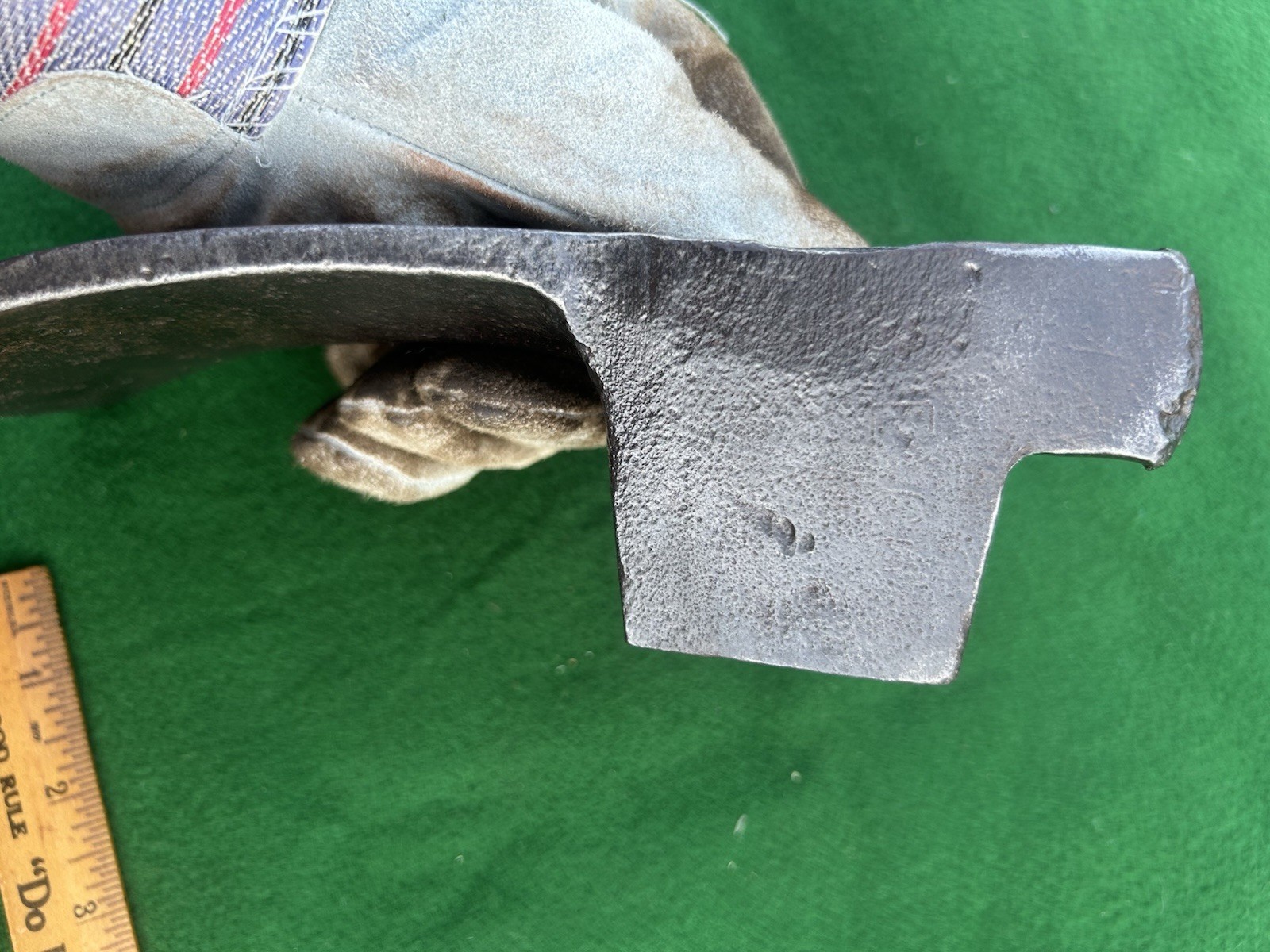 COLLINS LEGITIMUS Vintage Hewing Axe Adze HEAD 4 in. EDGE Heavy 3.5 lbs. Clean