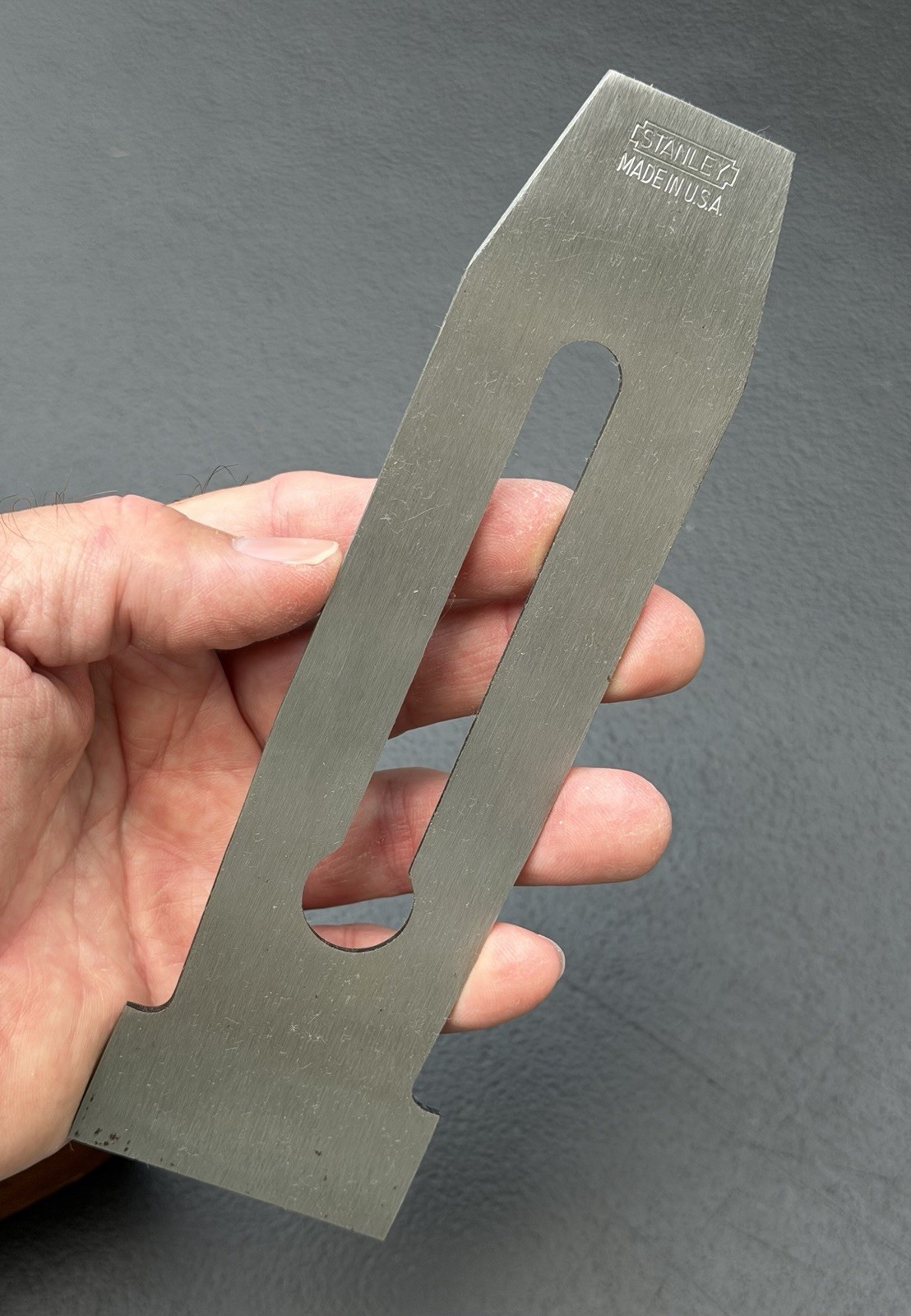 Vintage Stanley 2-1/8″ Inch Iron Blade Part for Rabbet Planes 10, 10-1/4, 10-1/2