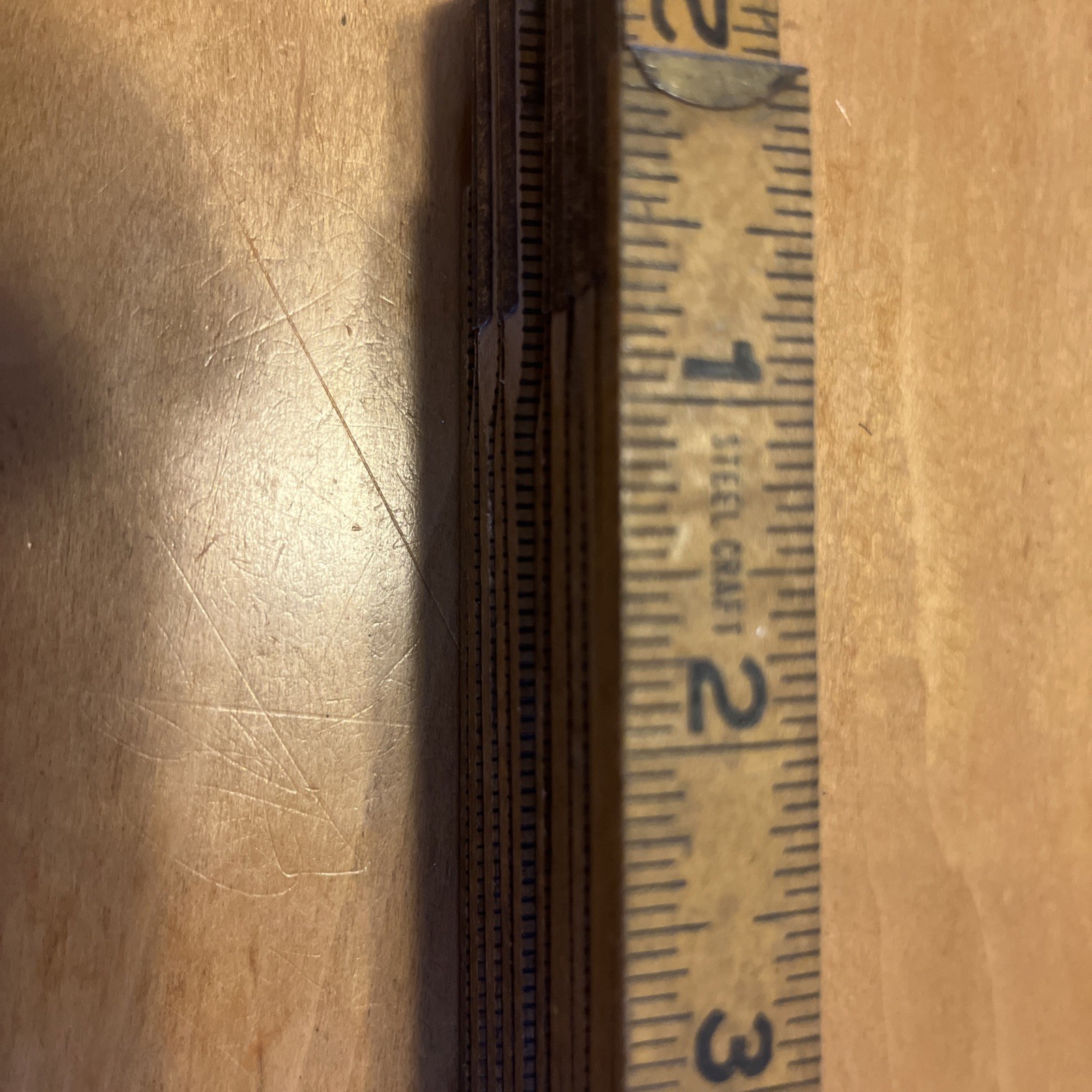 Steel craft 72” Wooden Folding Ruler