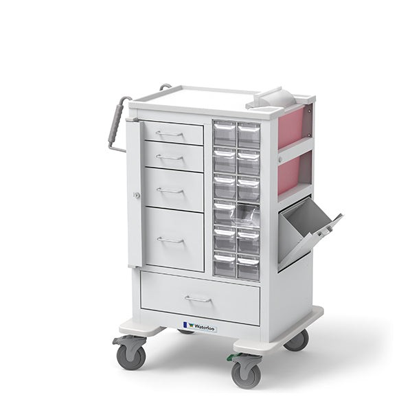 Waterloo Phlebotomy Cart w/ Key and Gate Lock