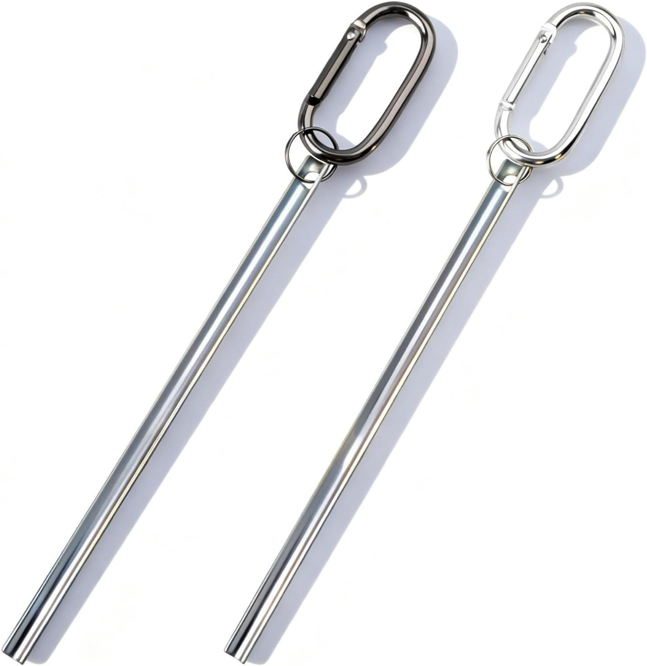 2-Pack Half Moon Elevator Door Keys with Key Chain for Westinghouse & Schindler