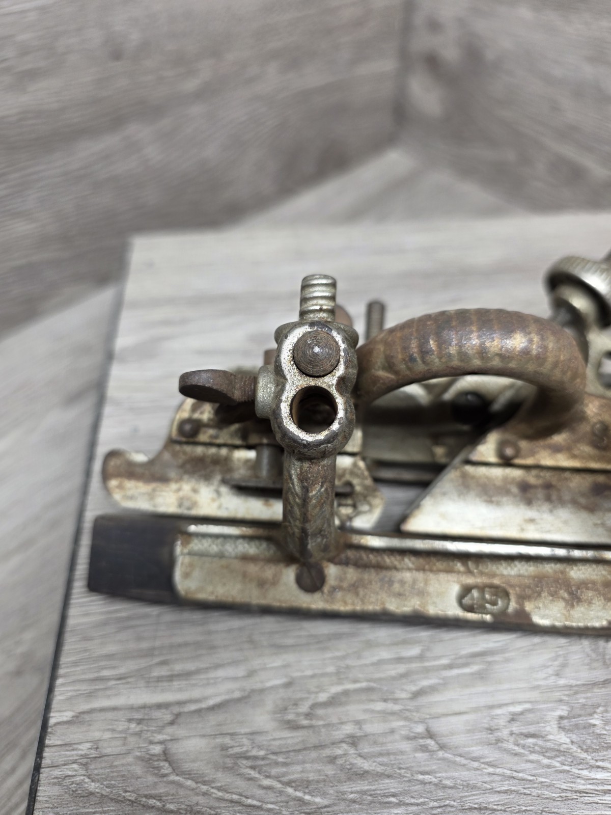 Antique Stanley Brand No. 45 Combination Wood Plane * Pat Jan 22 1895 READ!!