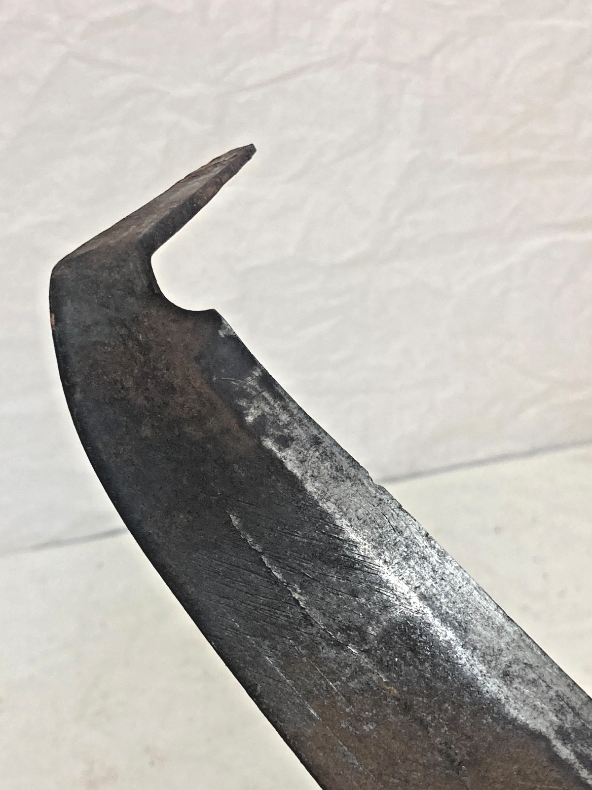 Vintage Japanese Woodworking Sen Curved Peeling Kanna Blade Only Drawknife 31cm