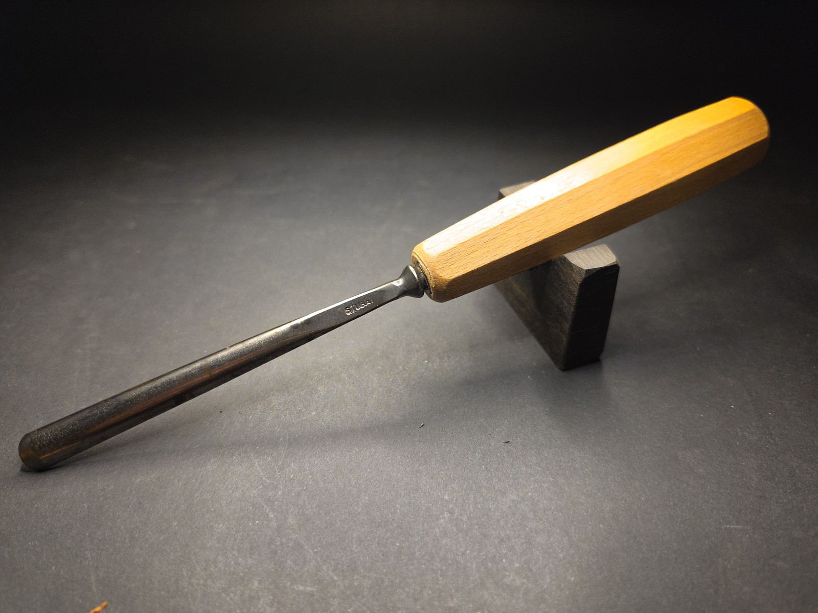 Stubai No 7 Sweep Straight Gouge 3/8 in Cut Wood Carving Chisel Austria