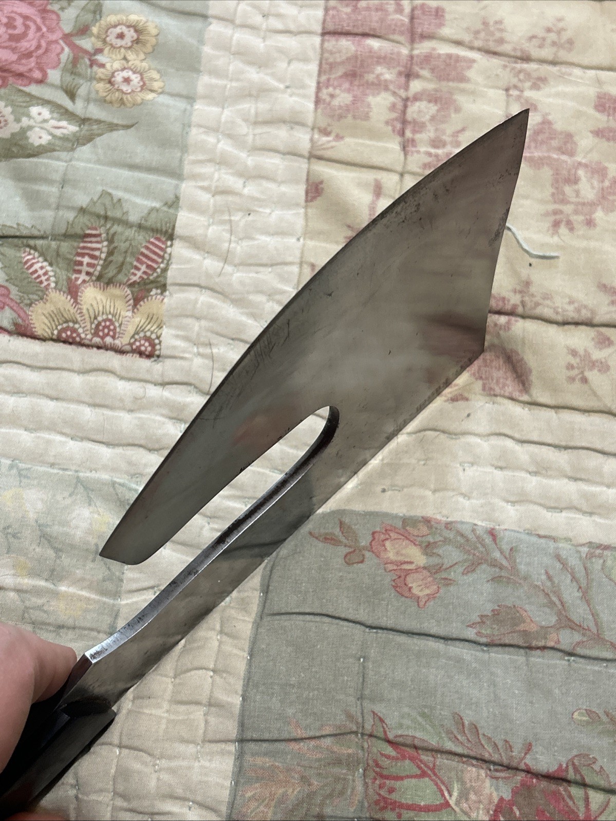Rare A.G. Russell Bearded Italian Axe Black Micarta Handle And Sheath