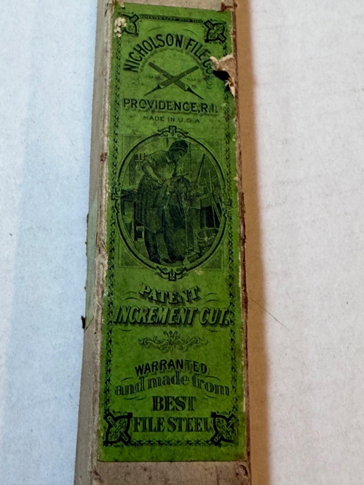 NICHOLSON FILE CO ORIGINAL BOX INCREMENT CUT USA MADE