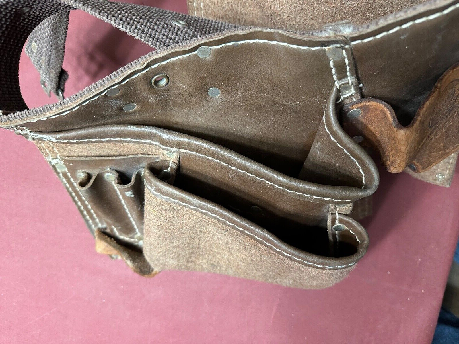 Genuine Leather Products Nicholas Carpenters Tool Belt No. 1527 Made in America
