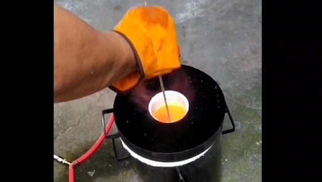 Propane Gas Forge Burner Furnace for Blacksmithing, Farrier, Knife Making