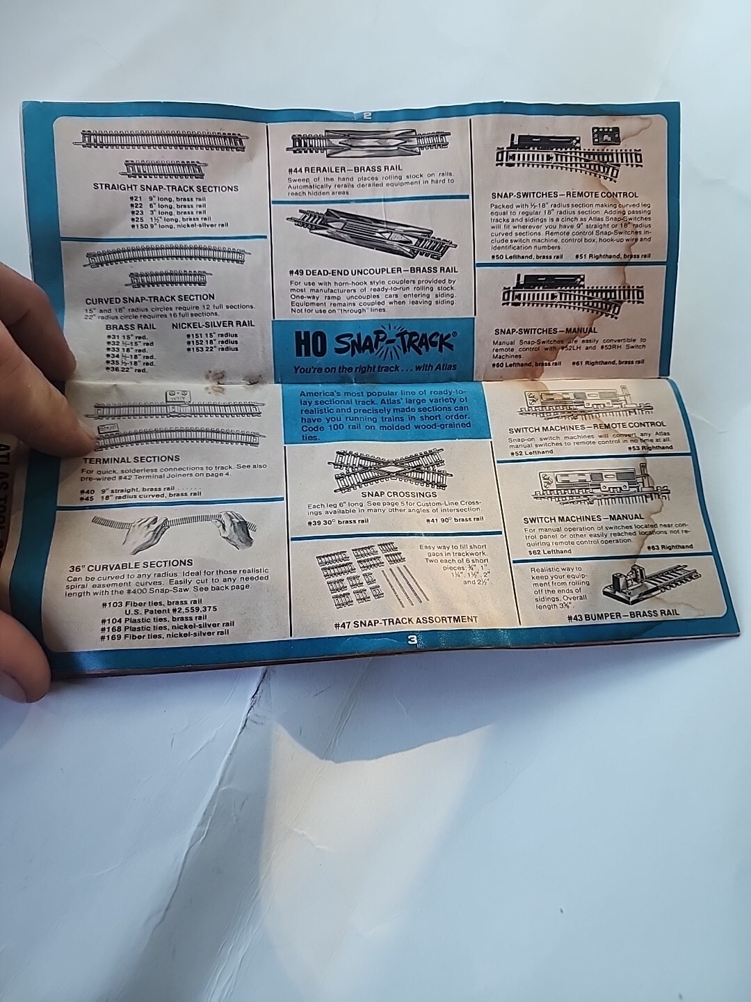 VINTAGE 1982 Atlas All Scales Catalog Model Railroad Train Trains Parts Access