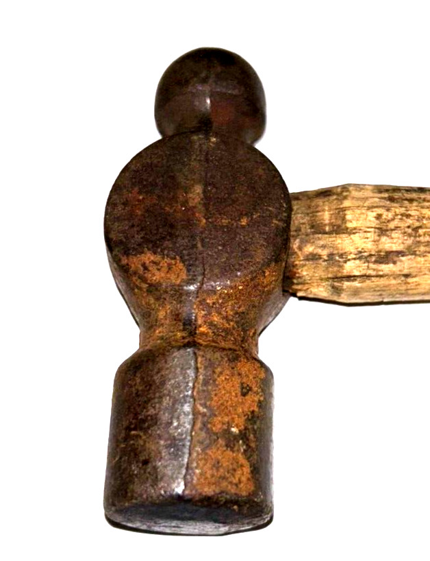 Vintage Ball Peen Hammer 12.4 oz With Handle
