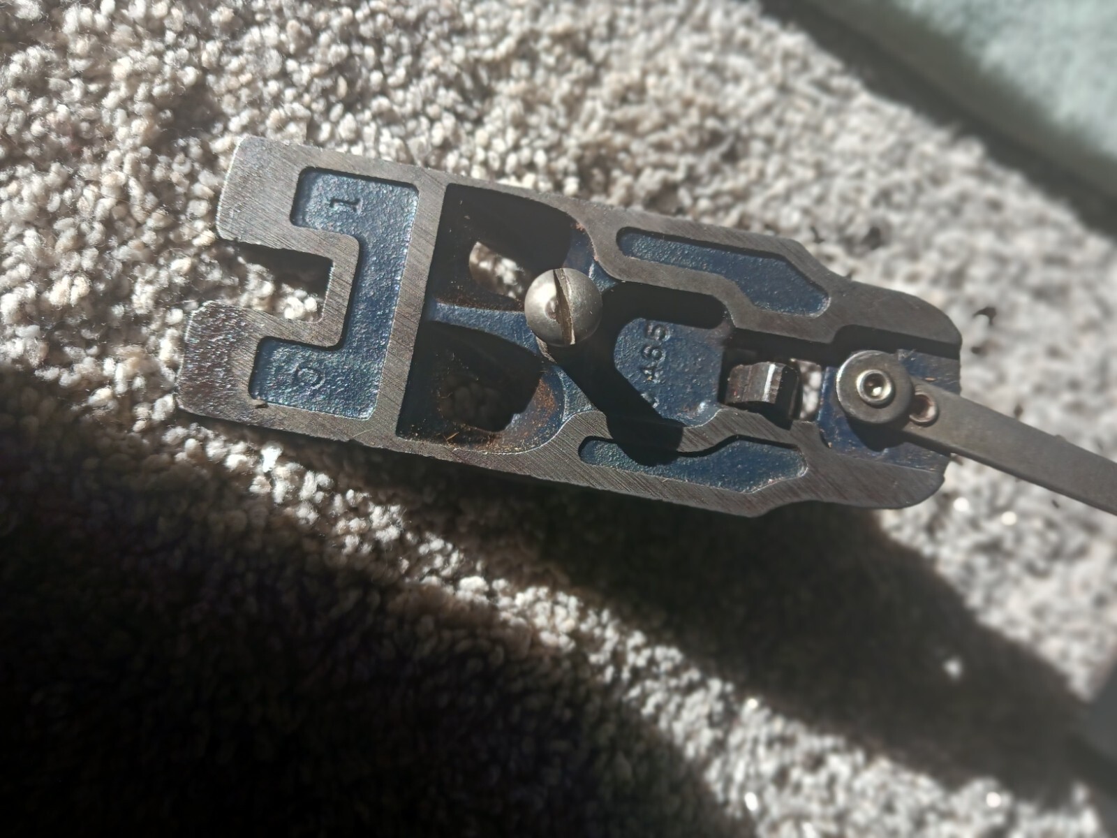 Stanley No.3 Frog , chip breaker, lever cap parts only from original plane