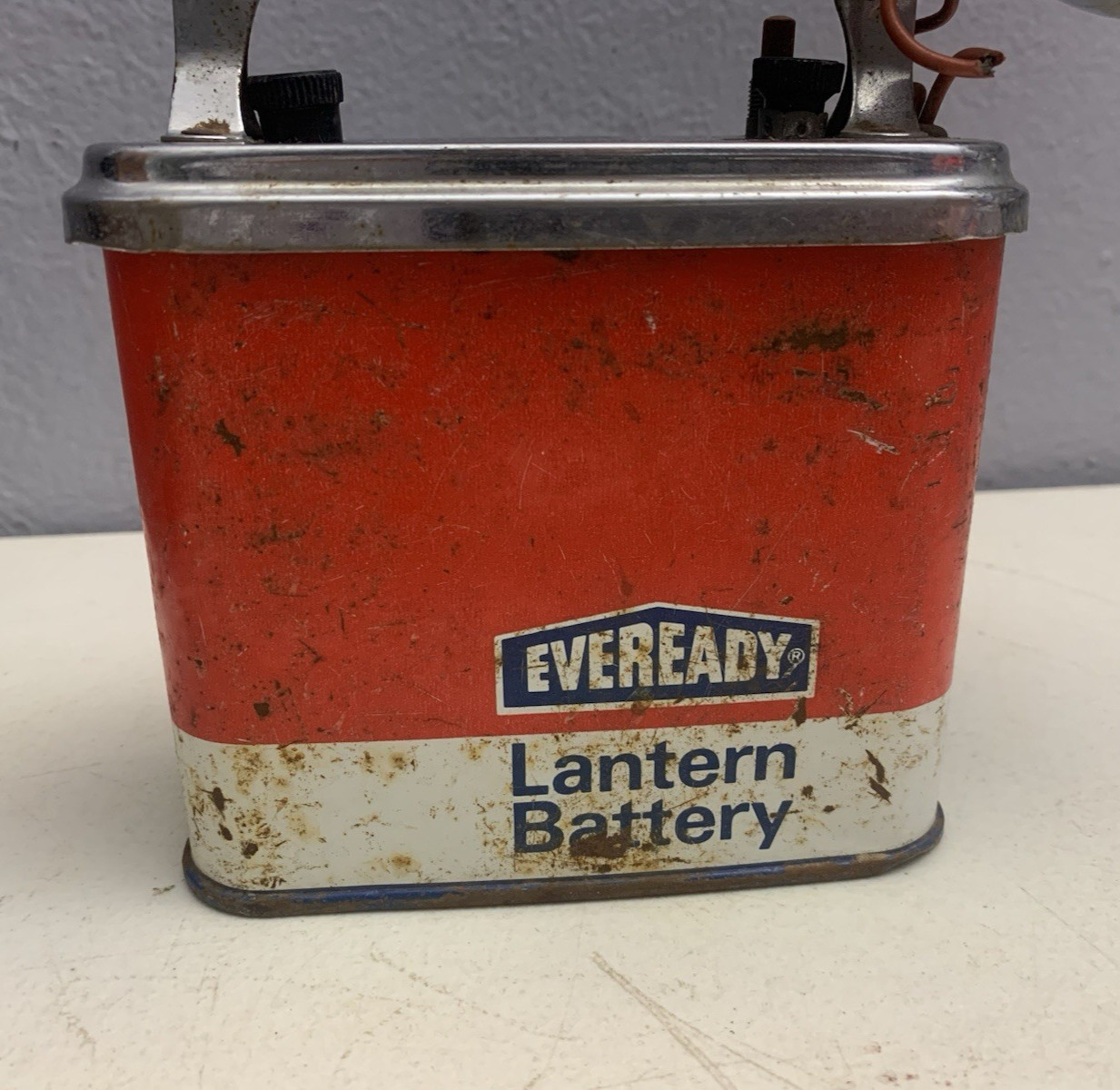 Vintage Eveready Big Jim Weatherproof Lantern Flashlight Model 101 Untested