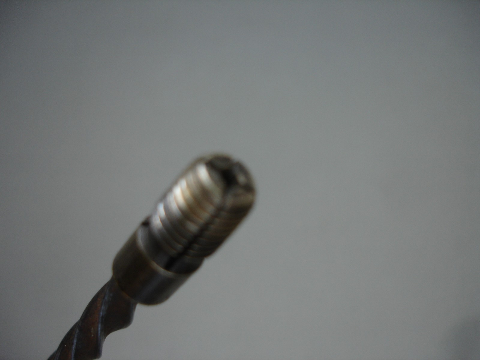 Vintage / Antique Archimedes Wood Handled Spiral Push Drill