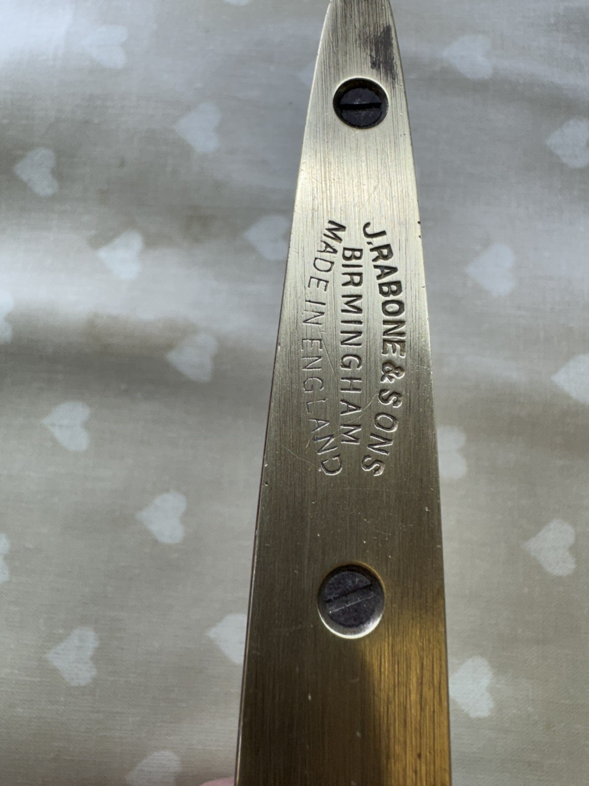 Vintage Spirit Level Brass and Wood Dual Window J Rabone & Sons #1626 Birmingham
