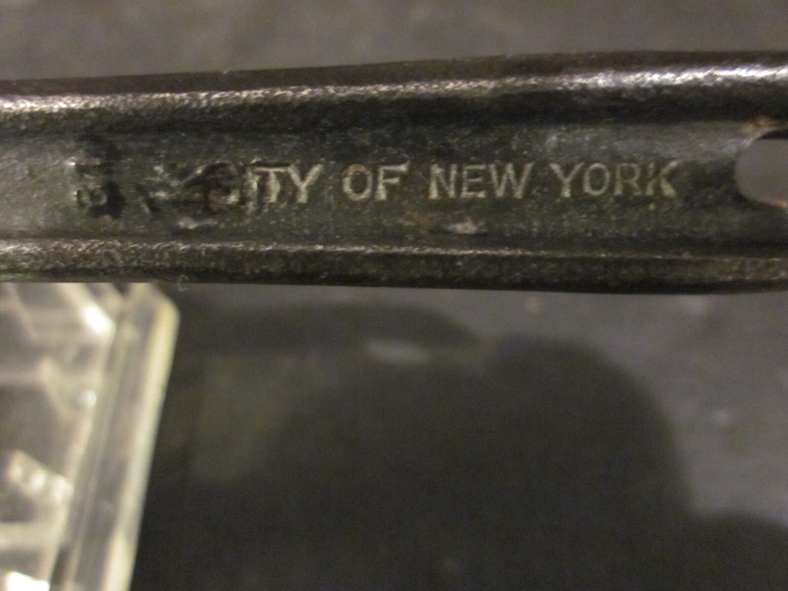 VINTAGE WALCO WRENCH CITY OF NEW YORK TOOL TRANSIT SUBWAY POLICE FIRE DEPARTMENT