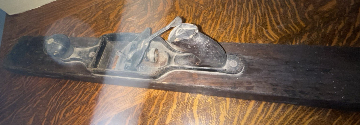28″ ANTIQUE~ STANLEY PLANE~GL CONARD XL #33~ MISSING BLADE