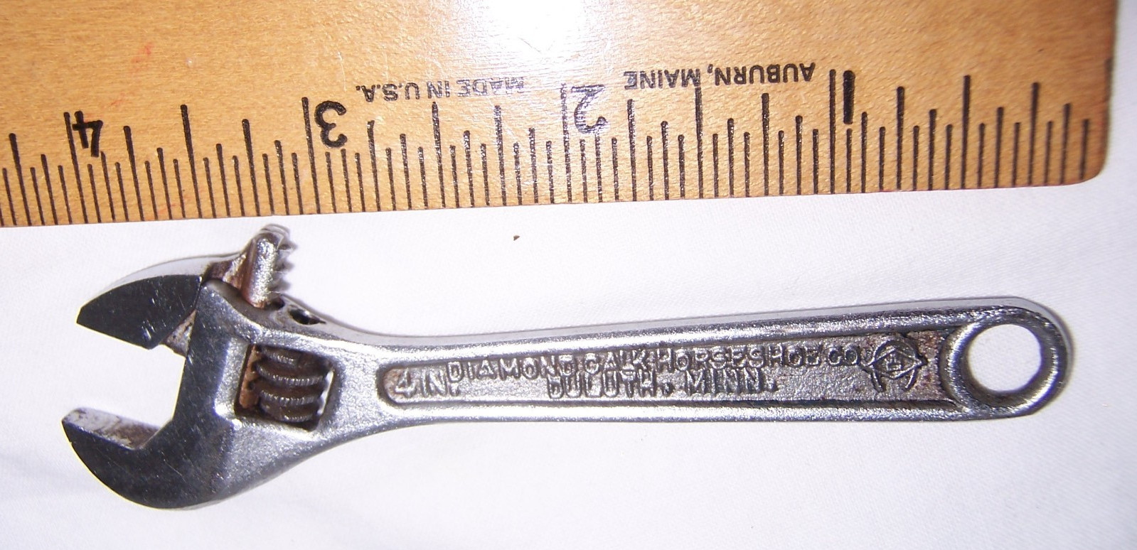 Diamalloy USA Adjustable Small Wrench 4” Vintage Rare Diamond Calk Horseshoe Co.