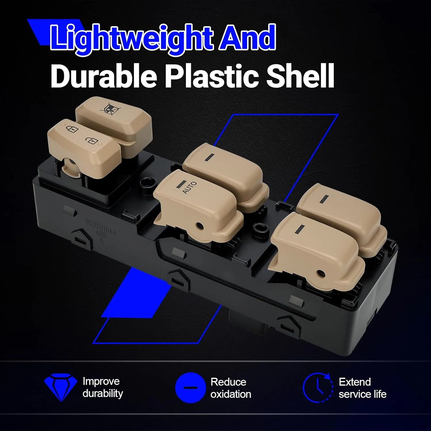 Power Window Switch For 2011 2012 2013 2014 2015 Hyundai Sonata 93570 3S000 New