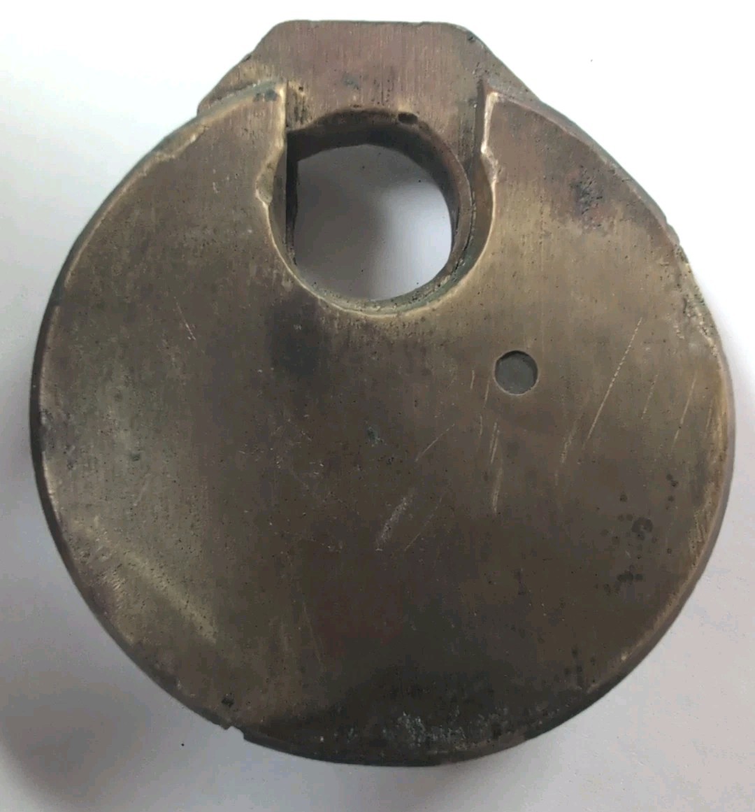 Vintage Antique Old Empire 6 Lever Padlock Lock No Key