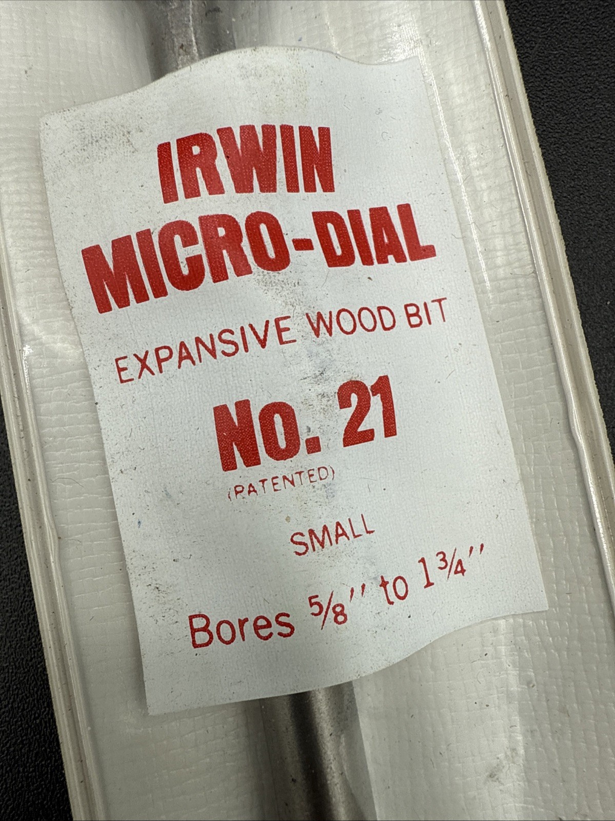 Brace and Bit Set Stanley # 66 02-660 IRWIN 62T 9/16-1″ No. 21 Expansive NOS USA