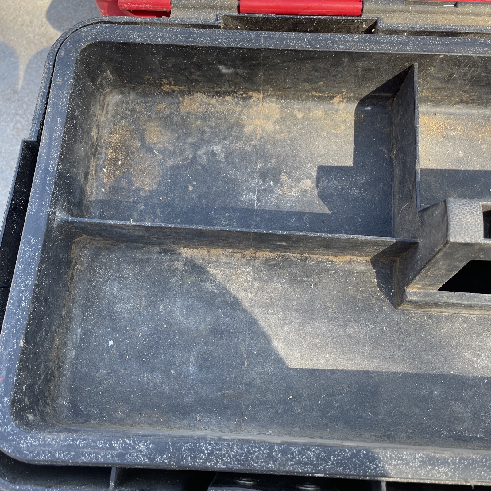 VINTAGE CRAFTSMAN HARD PLASTIC TOOL BOX 20” X 9-1/4” X 9” MODEL 959320