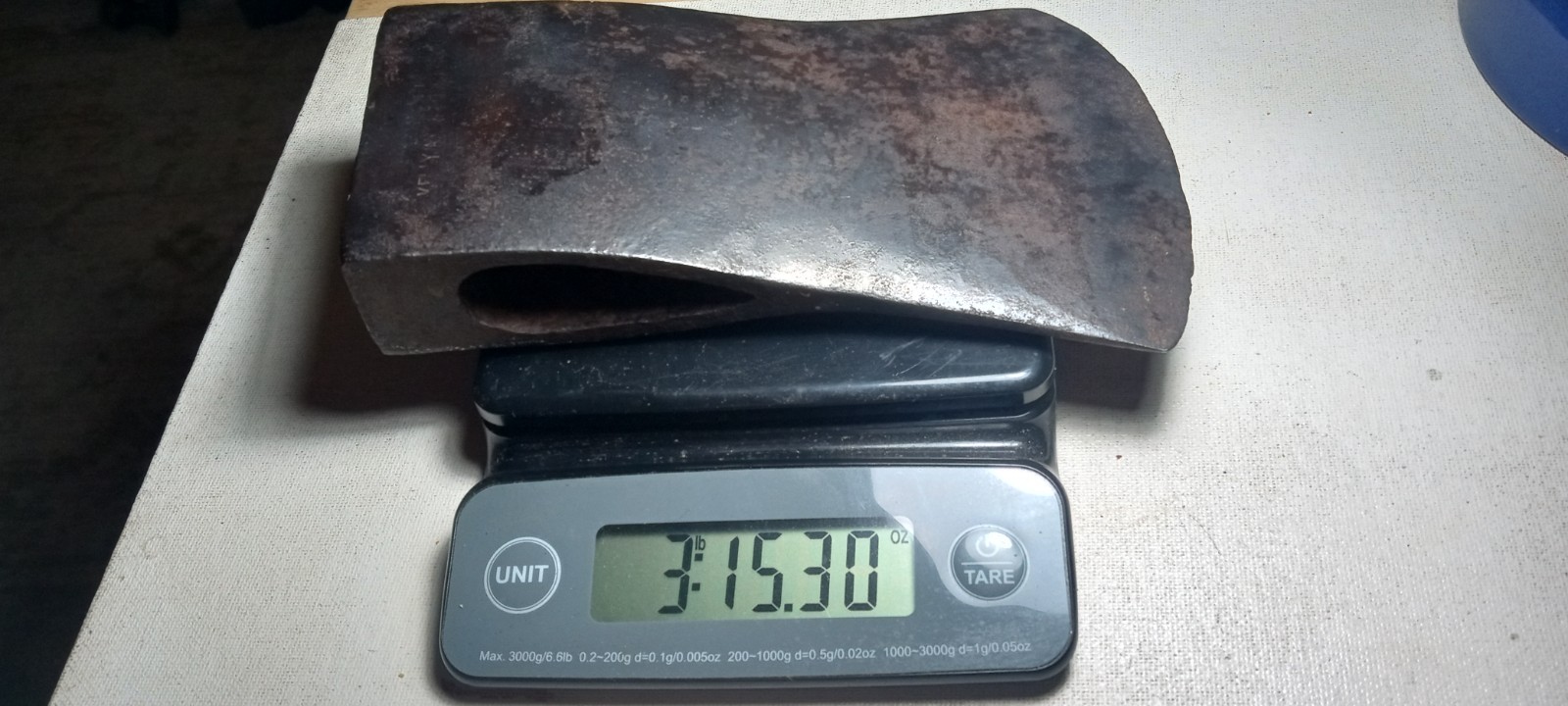 VINTAGE KELLY AXE & TOOL WORKS 4LB. CONNIE PATTERN SINGLE BIT AXE HEAD L@@K!