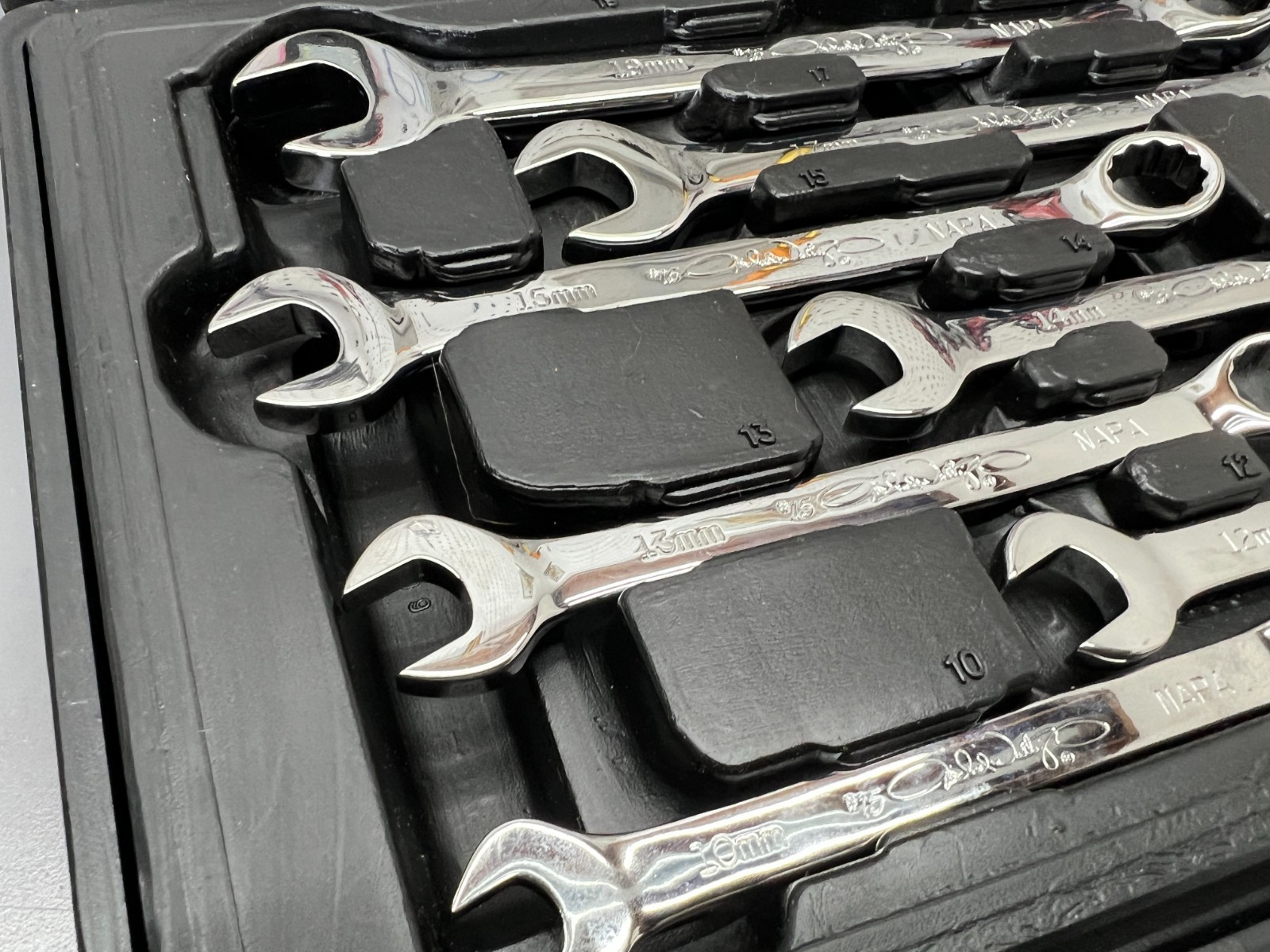 NEW NOS NAPA NASCAR MICHAEL WALTRIP 7PC METRIC WRENCH SET PR61094 – USA