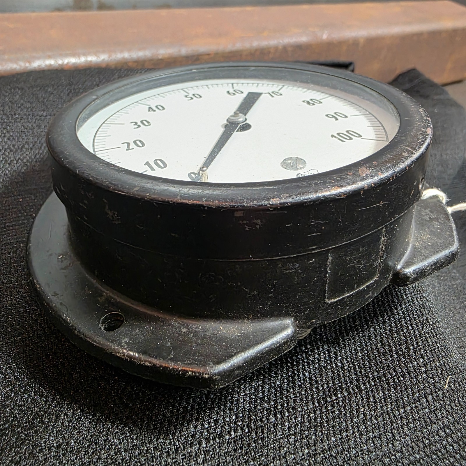 Vintage Industrial Pressure Gauge | Ashcroft 4299 | 0-100 PSI