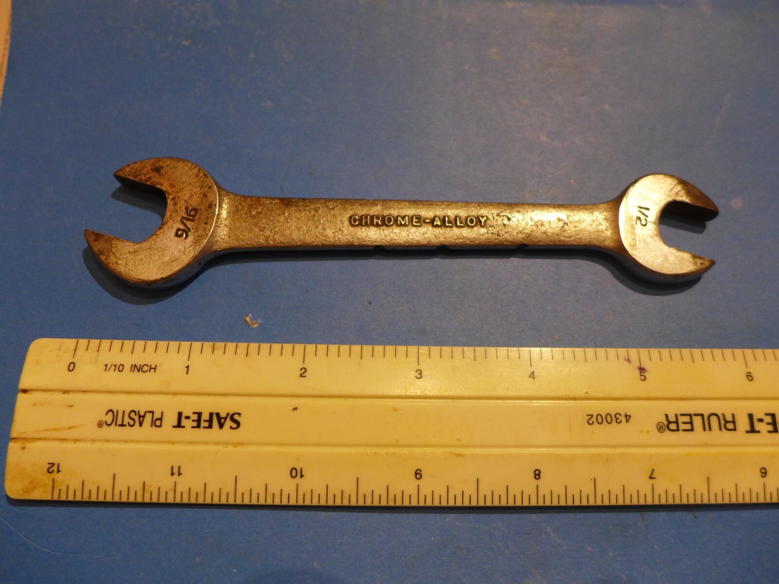 Williams 1725B, “The Superrench” 1/2″ and 9/16″ double open end wrench