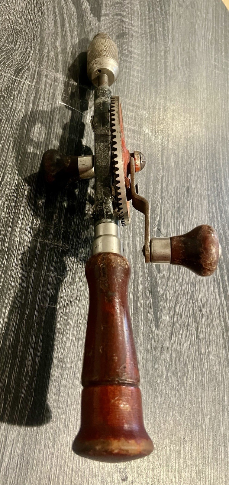 FINE MILLERS FALLS 2A ANTIQUE / VINTAGE EGG BEATER /HAND DRILL – USA