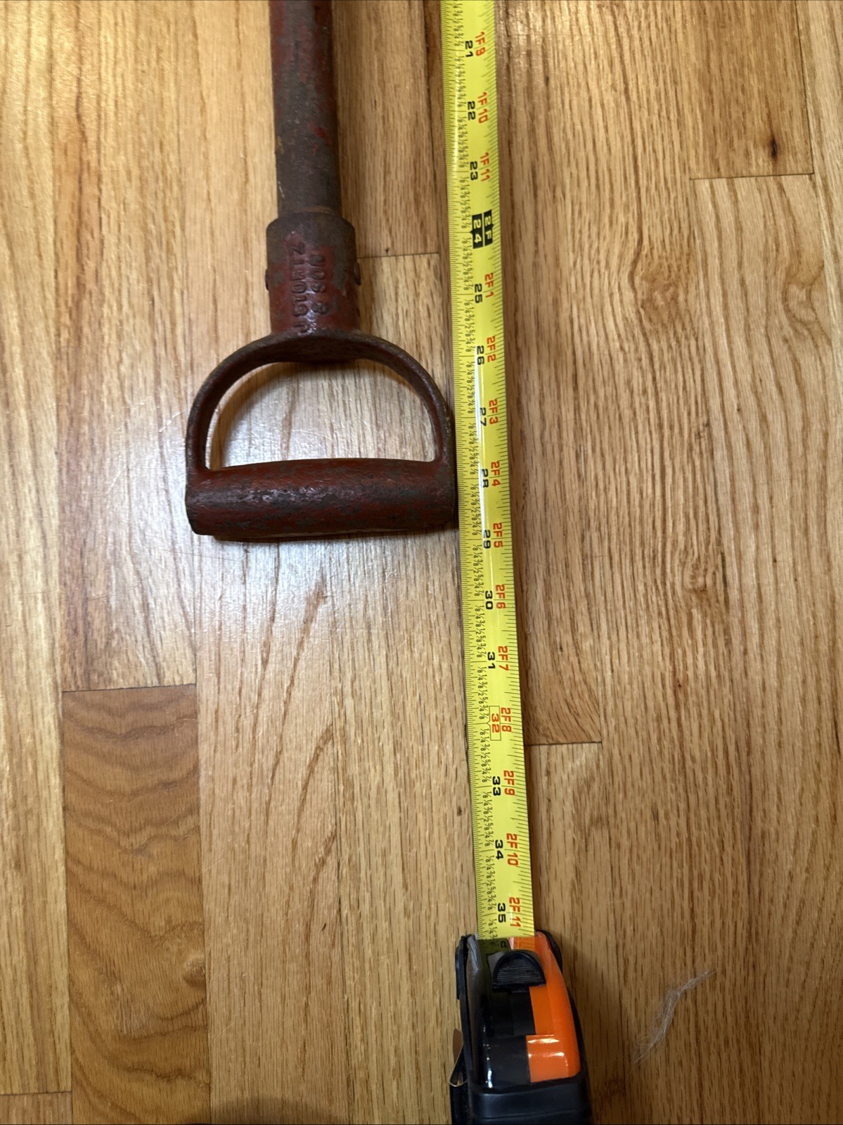 Vintage J. Stortz & Son Standing Seam Metal Tin Crimper Roofing Tool Foot Lever