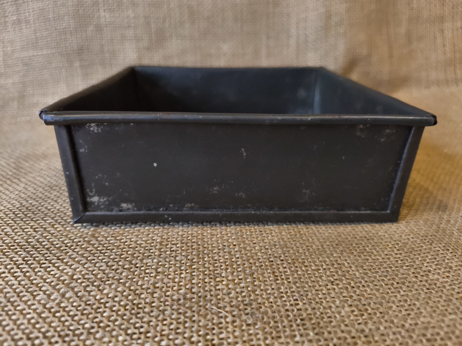 Industrial Green Metal Storage Tray Box Workshop Engineers Retro Vintage TV Prop