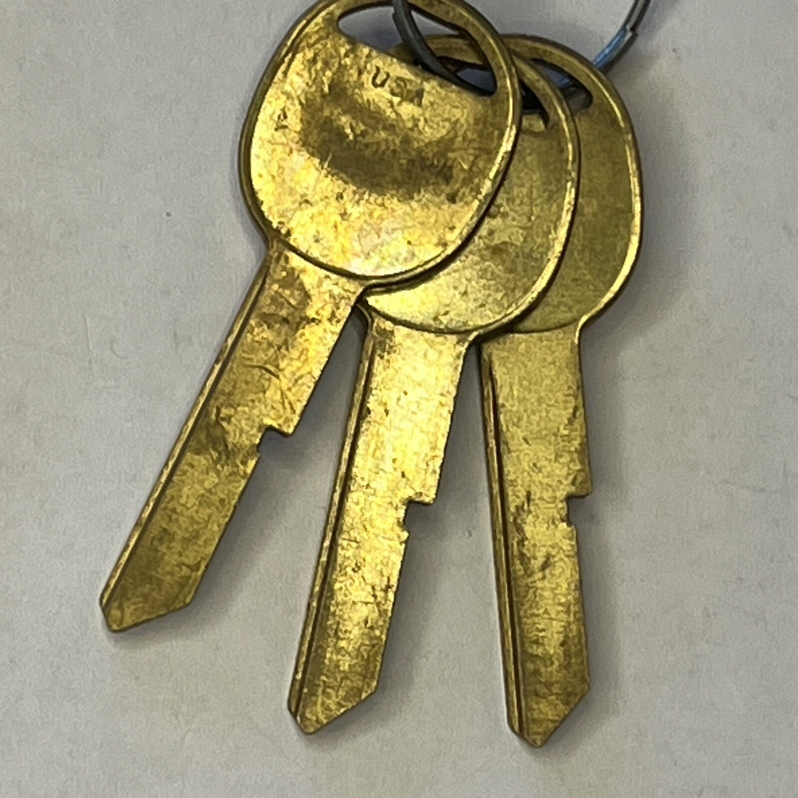 Vintage 3 Uncut Key Blanks GM LSDA B45 M