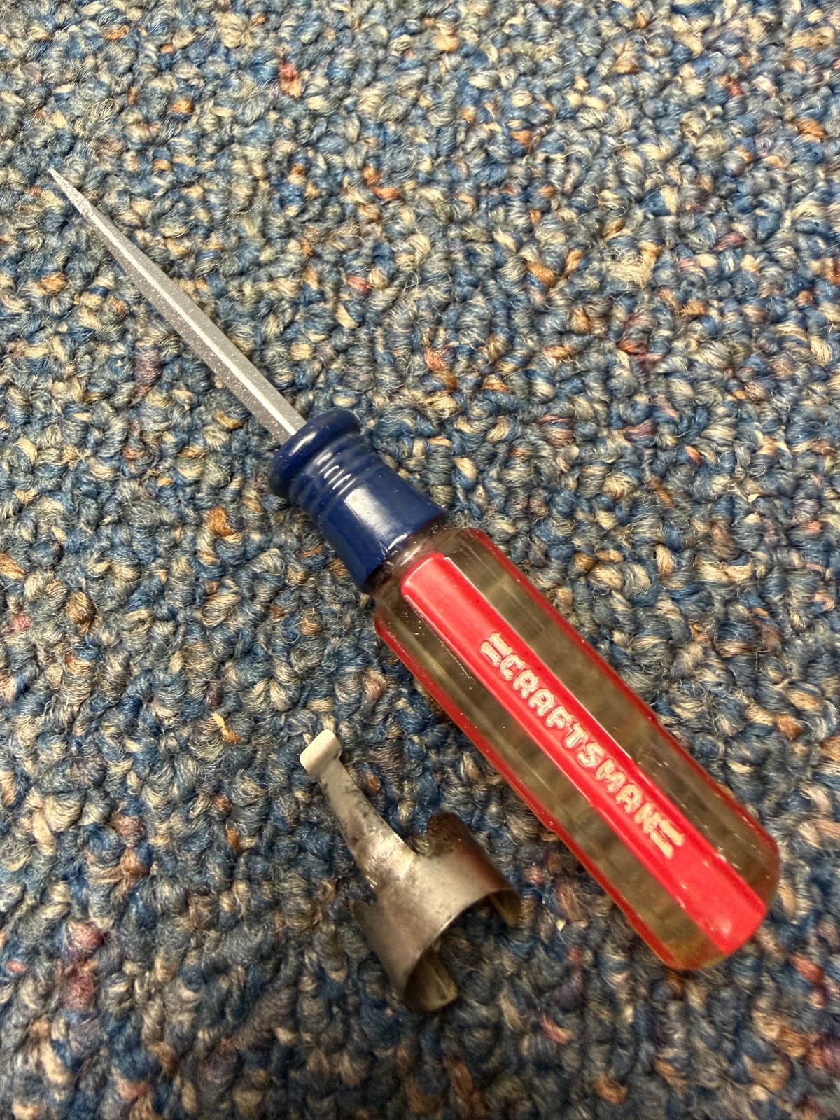 Vtg Craftsman 41421CWF pocket slot-head screwdriver, very nice