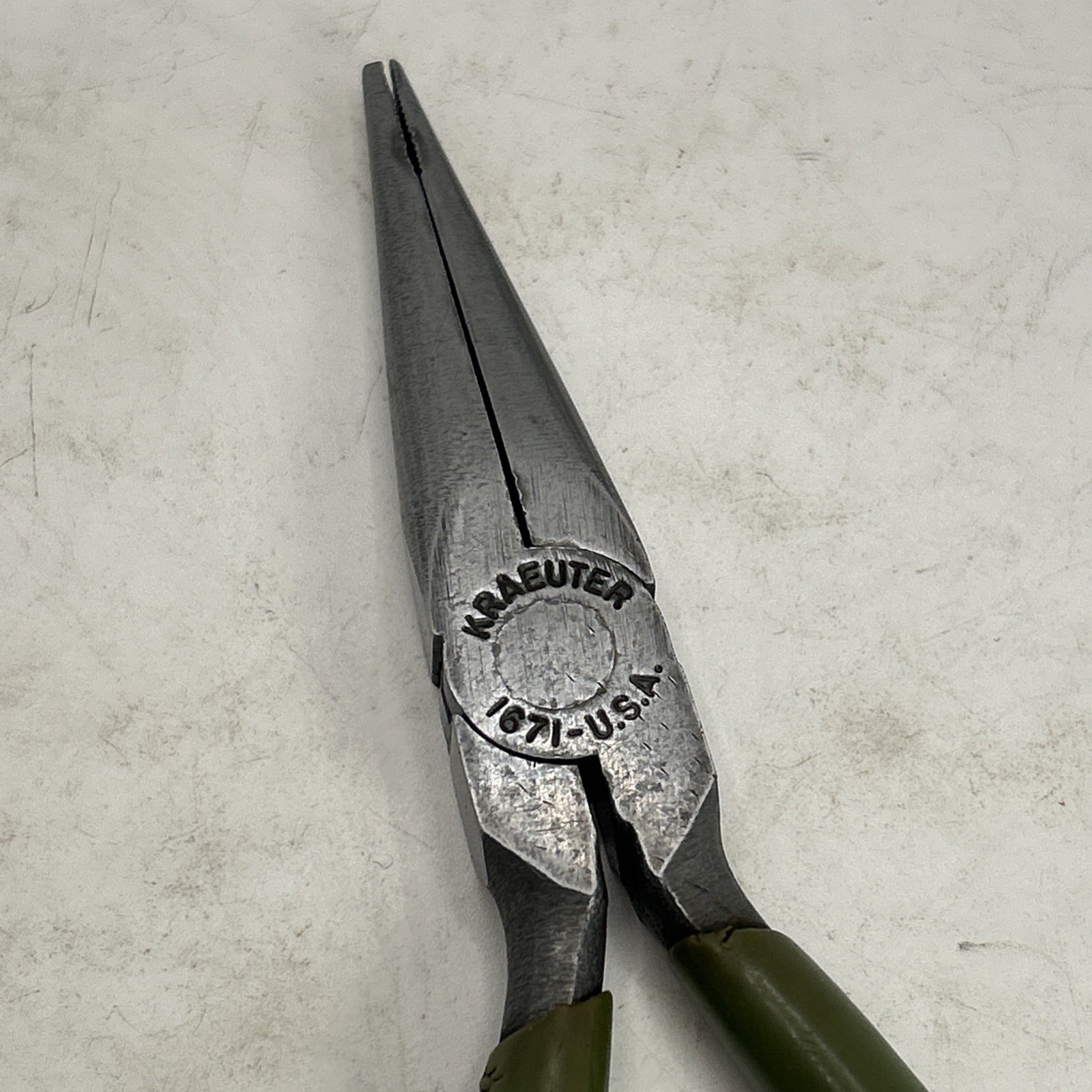 Vintage KRAEUTER 1671-6 Smooth Jaw Needle Nose Pliers