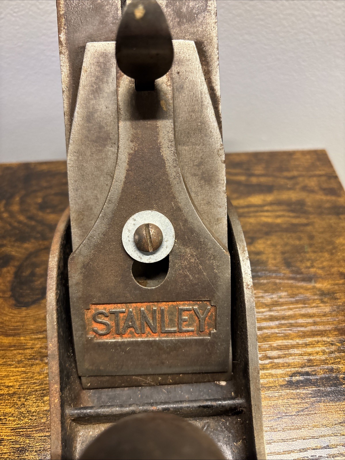 Early Vintage Stanley Bailey No 4 1/2 Smoothing Carpenters Wood Plane