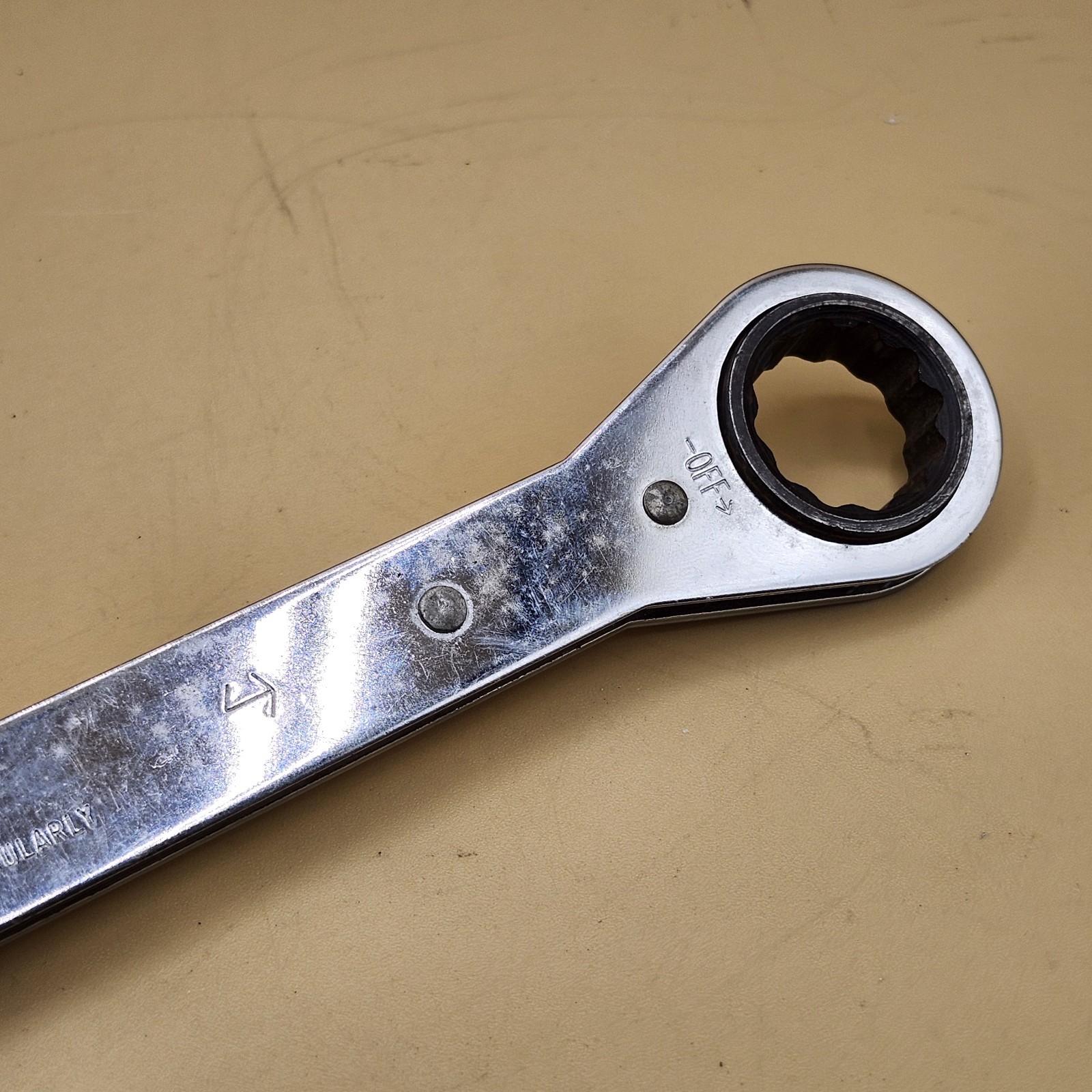 Vintage Blue Point Double Head Wratchet Wrench 3/4″- 13/16 R2426C Made In USA