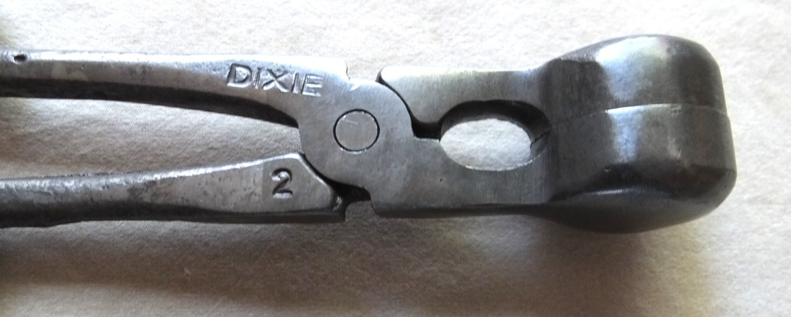 Vintage used DIXIE #2 TINSMITH/BLACKSMITH SEAMING/SOLDERING PLIERS