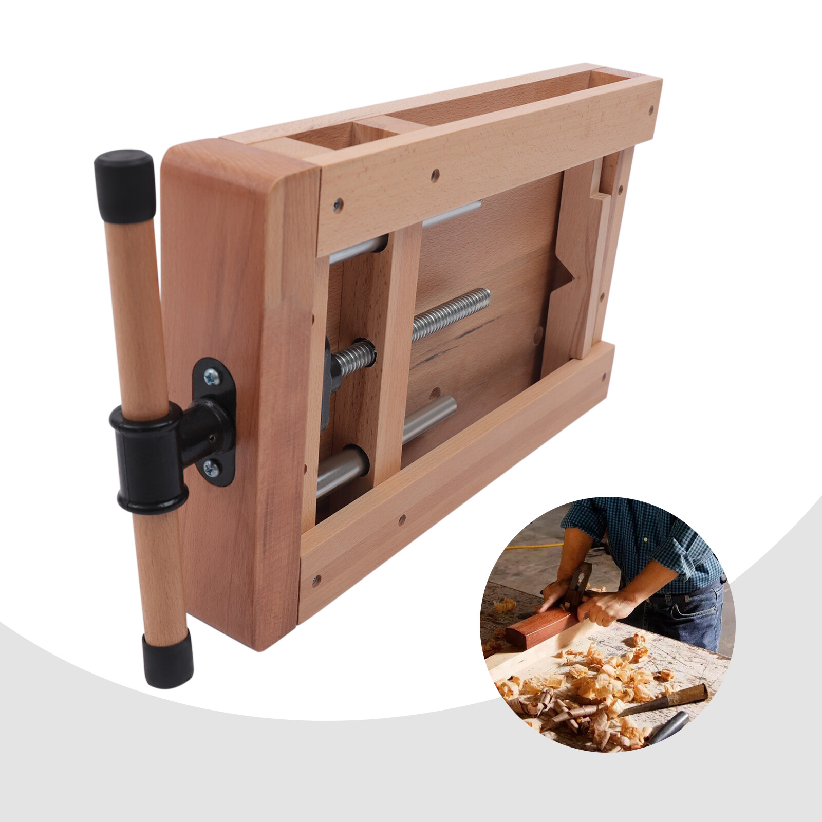 Wood Bench Vise Woodworking Woodworker Bench Vice Quick Release New