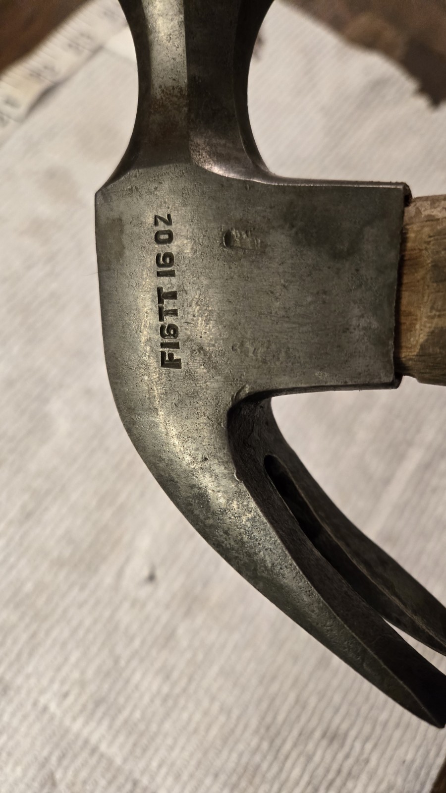 TRU-TEST Supreme F16TT 16oz Octagon Curved Claw Hammer Original Handle USA