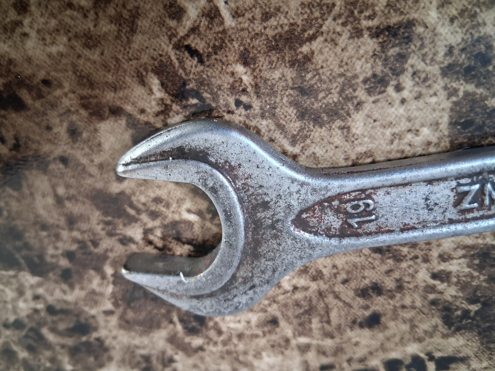 Mercedes-Benz Dowidat DIN 895 Wrench 17mm 19mm Open End Vintage German Tool Good