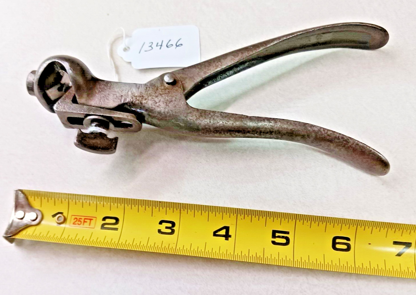 Saw Set, MORRILLS Antique Hand Saw Tooth Setter, Patented Dec. 24, 1880, USA