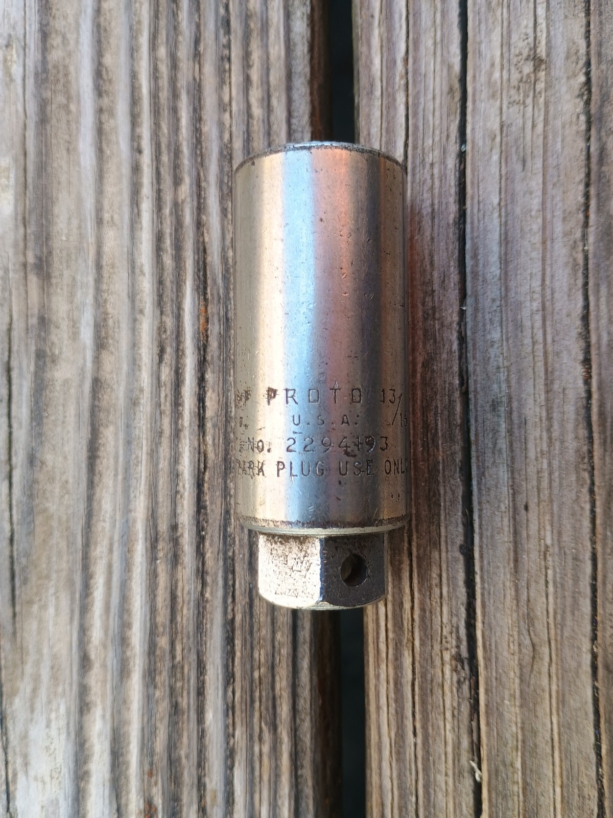 Vintage PROTO 13/16″ Spark Plug Socket 6 Point 3/8″ Drive 5026HP USA