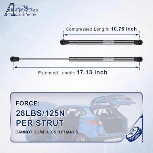 C16-02622 GSNI-5200-30 Gas Shock Strut Spring Lift Support 17 Inch 28LB/125N